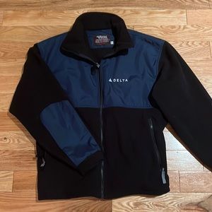 Blue and black DELTA Airlines tempest fleece